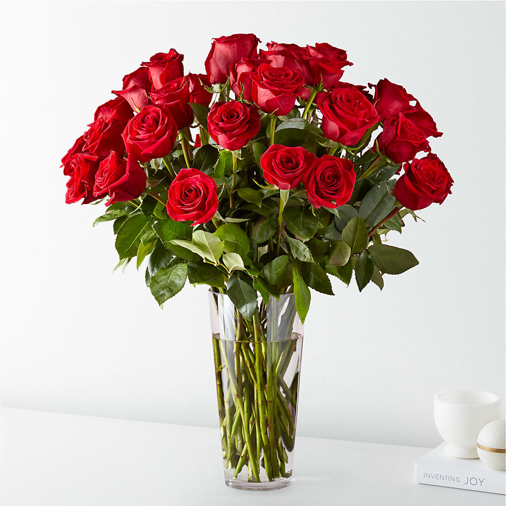 Long Stem Red Rose Bouquet – COUNTRY HEARTH FLOWER & GIFT SHOP, East Berlin PA
