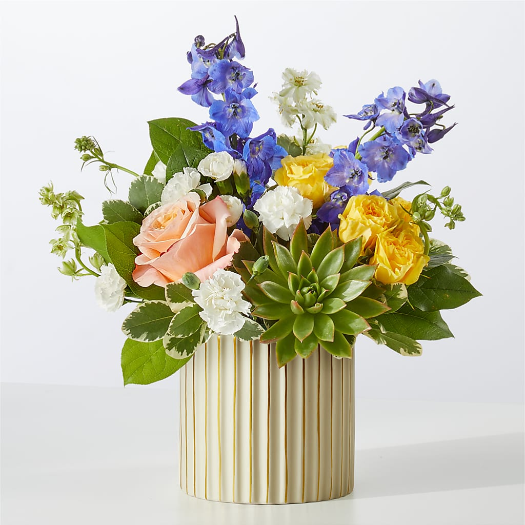 Cobalt Reverie Bouquet – COUNTRY HEARTH FLOWER & GIFT SHOP, East Berlin PA