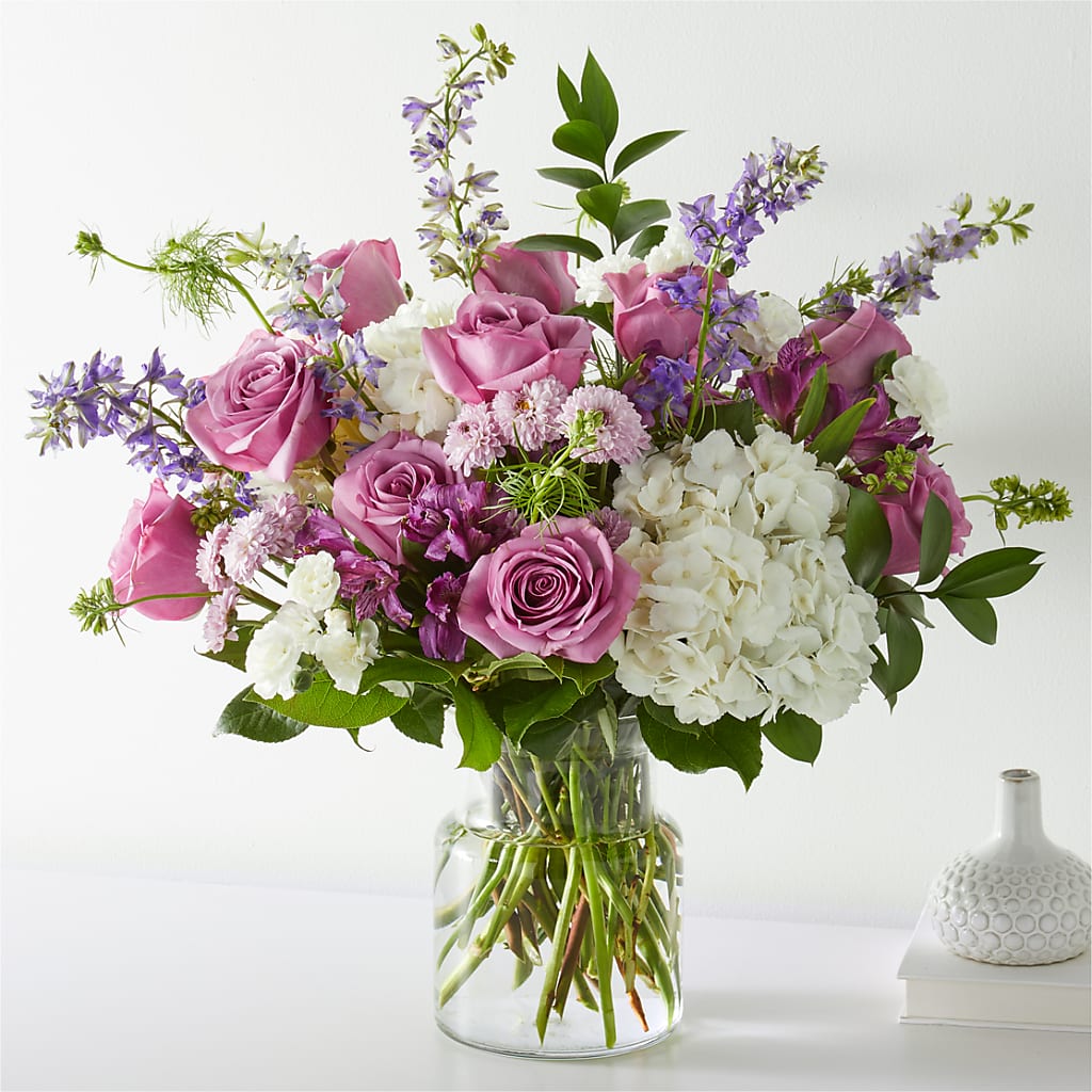Violet Caress Bouquet – COUNTRY HEARTH FLOWER & GIFT SHOP, East Berlin PA