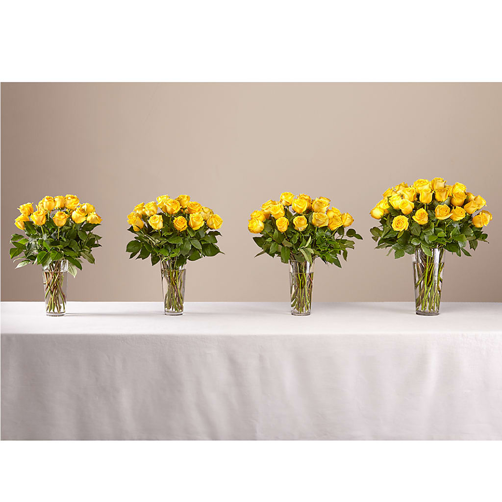 Long Stem Yellow Rose Bouquet – COUNTRY HEARTH FLOWER & GIFT SHOP, East Berlin PA