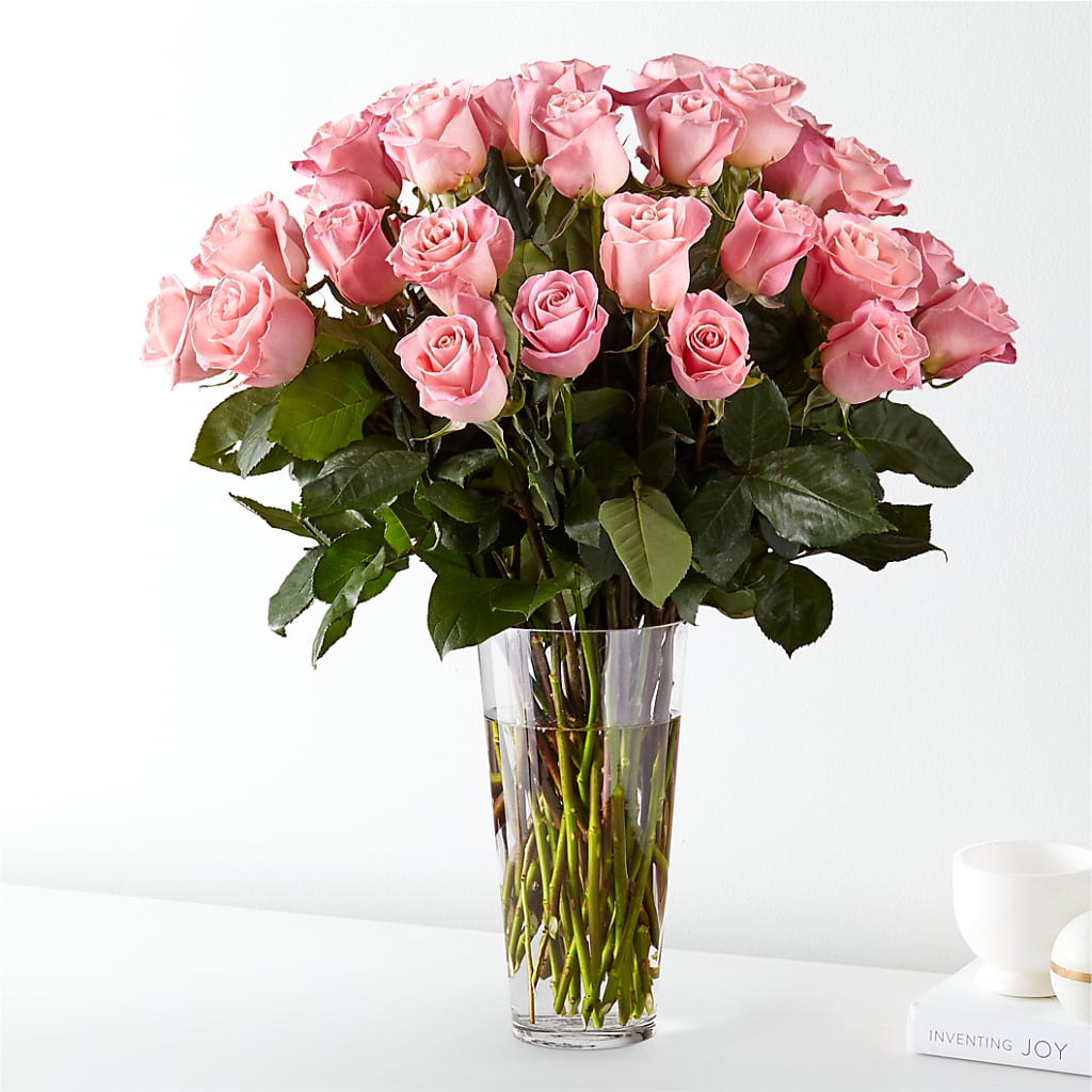 Long Stem Pink Rose Bouquet – COUNTRY HEARTH FLOWER & GIFT SHOP, East Berlin PA