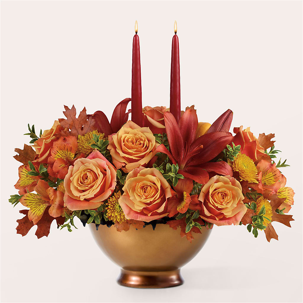 Harvest Table Centerpiece – COUNTRY HEARTH FLOWER & GIFT SHOP, East Berlin PA