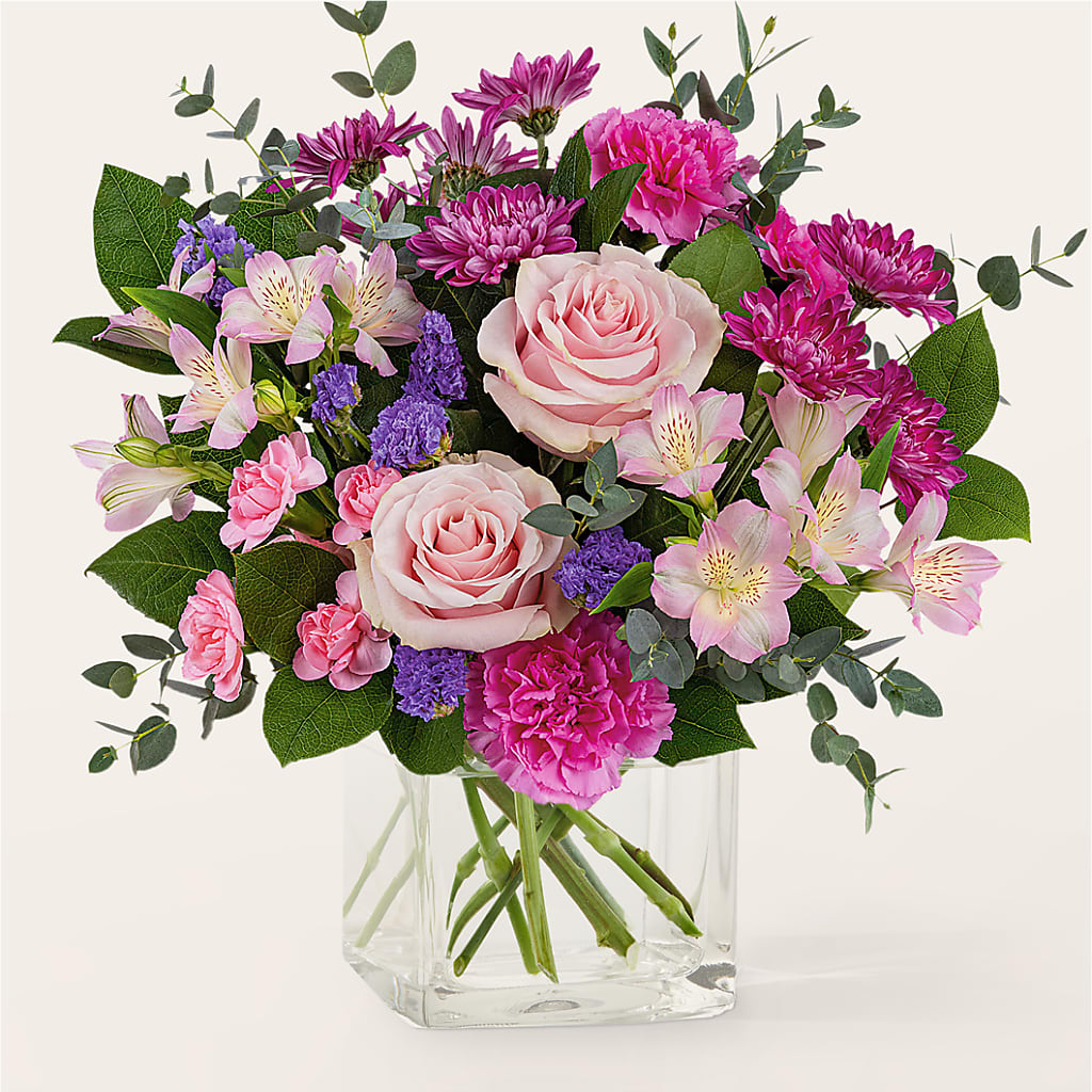 Rosy Radiance Bouquet – COUNTRY HEARTH FLOWER & GIFT SHOP, East Berlin PA