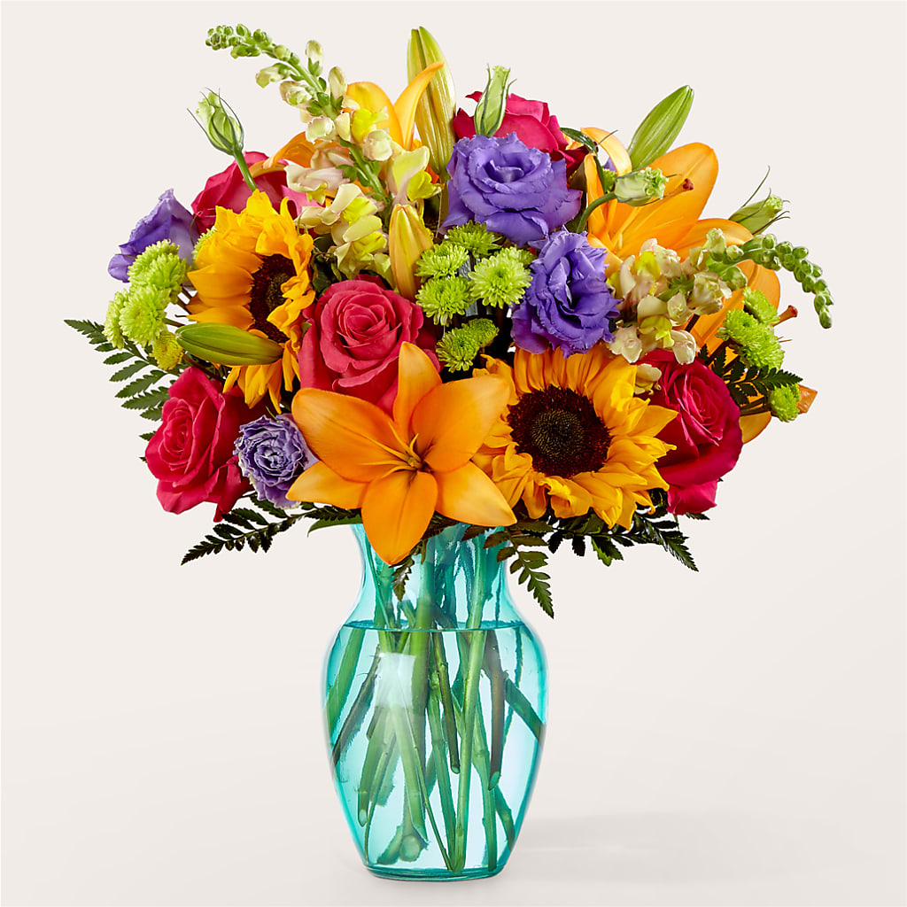 Double Rainbow Bouquet – COUNTRY HEARTH FLOWER & GIFT SHOP, East Berlin PA