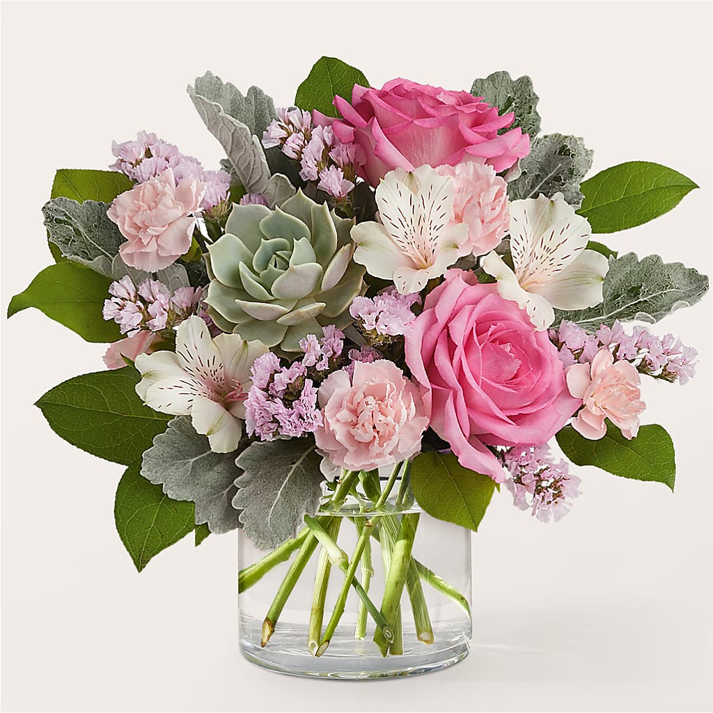 Dusty Rose Bouquet – COUNTRY HEARTH FLOWER & GIFT SHOP, East Berlin PA