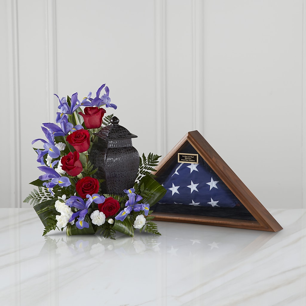 Patriotic Tribute Arrangement – COUNTRY HEARTH FLOWER & GIFT SHOP, East Berlin PA