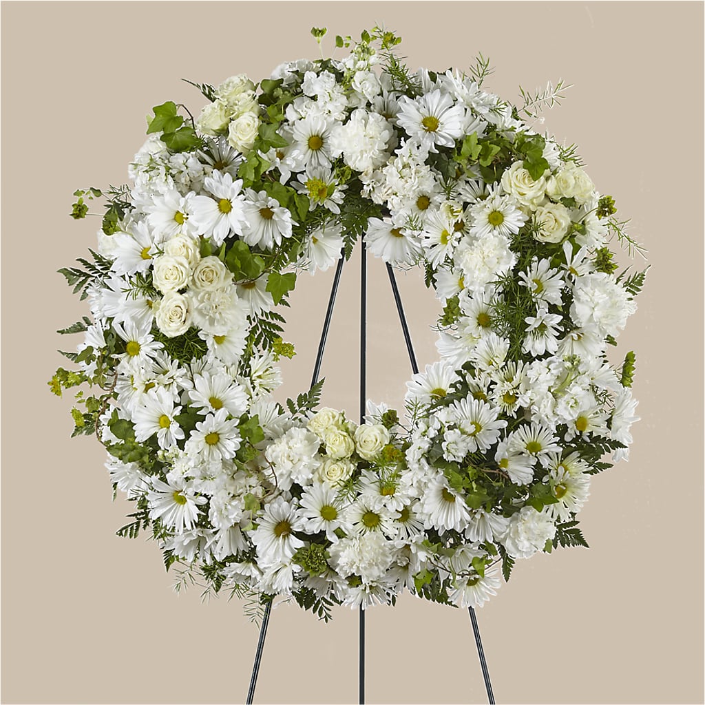 Faithful Wishes Wreath – COUNTRY HEARTH FLOWER & GIFT SHOP, East Berlin PA