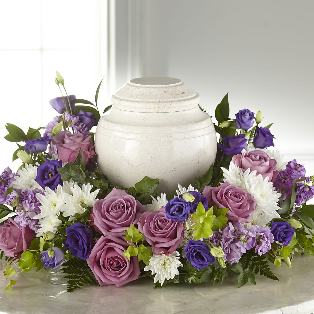 Blooming Sympathy Cremation Adornment – COUNTRY HEARTH FLOWER & GIFT SHOP, East Berlin PA