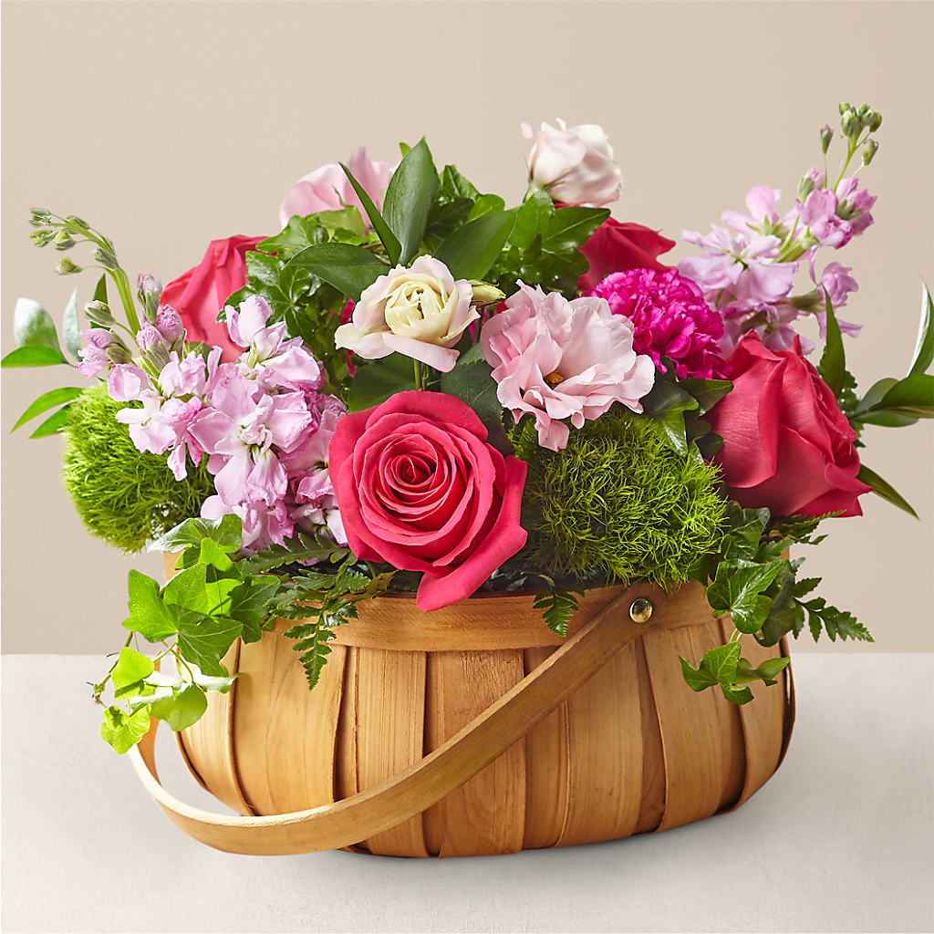 Radiance in Bloom Basket – COUNTRY HEARTH FLOWER & GIFT SHOP, East Berlin PA