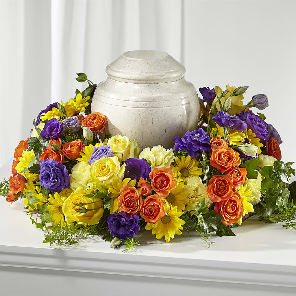 Blossoms of Remembrance Cremation Adornment – COUNTRY HEARTH FLOWER & GIFT SHOP, East Berlin PA