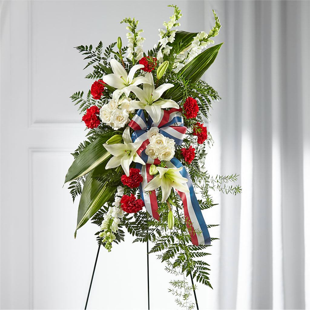 Stars of Life Standing Spray – COUNTRY HEARTH FLOWER & GIFT SHOP, East Berlin PA