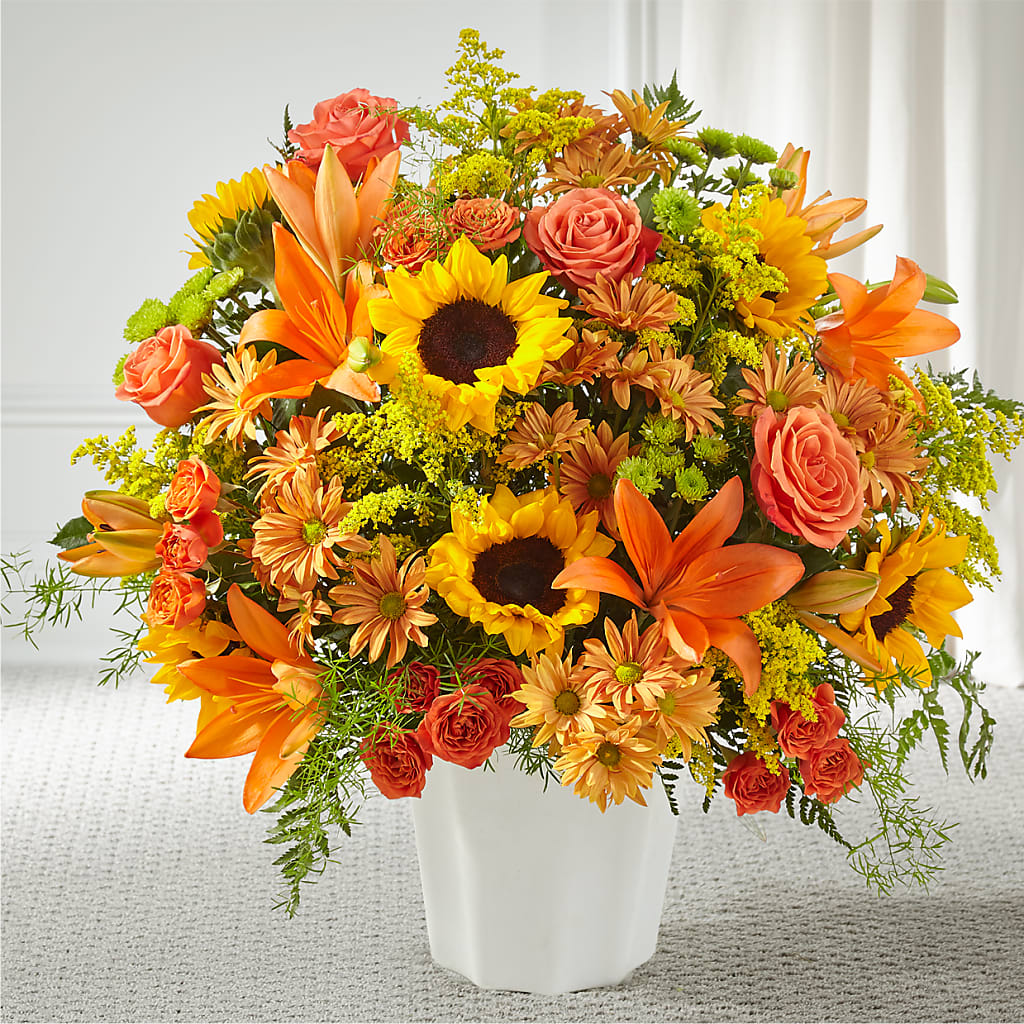 Harvest Thoughts Floor Basket – COUNTRY HEARTH FLOWER & GIFT SHOP, East Berlin PA