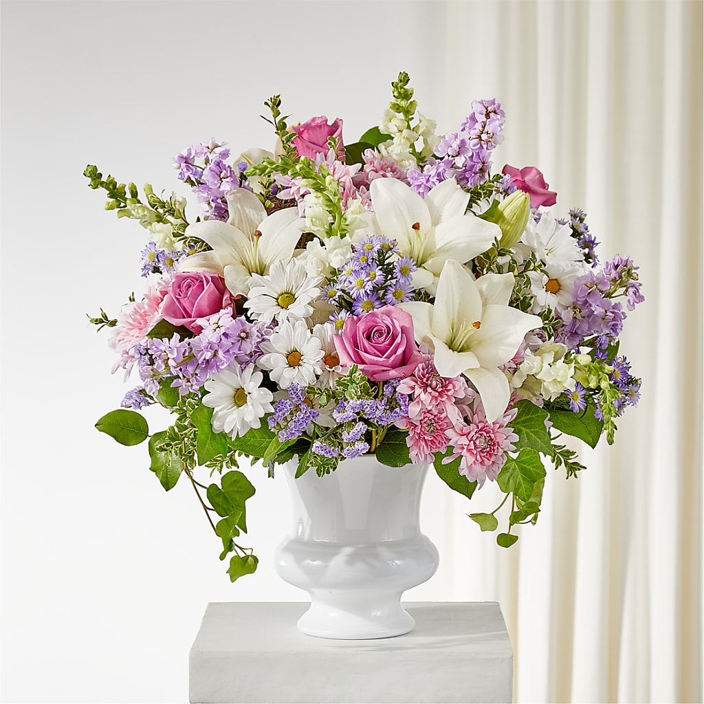Remarkable Life Urn Arrangement – COUNTRY HEARTH FLOWER & GIFT SHOP, East Berlin PA