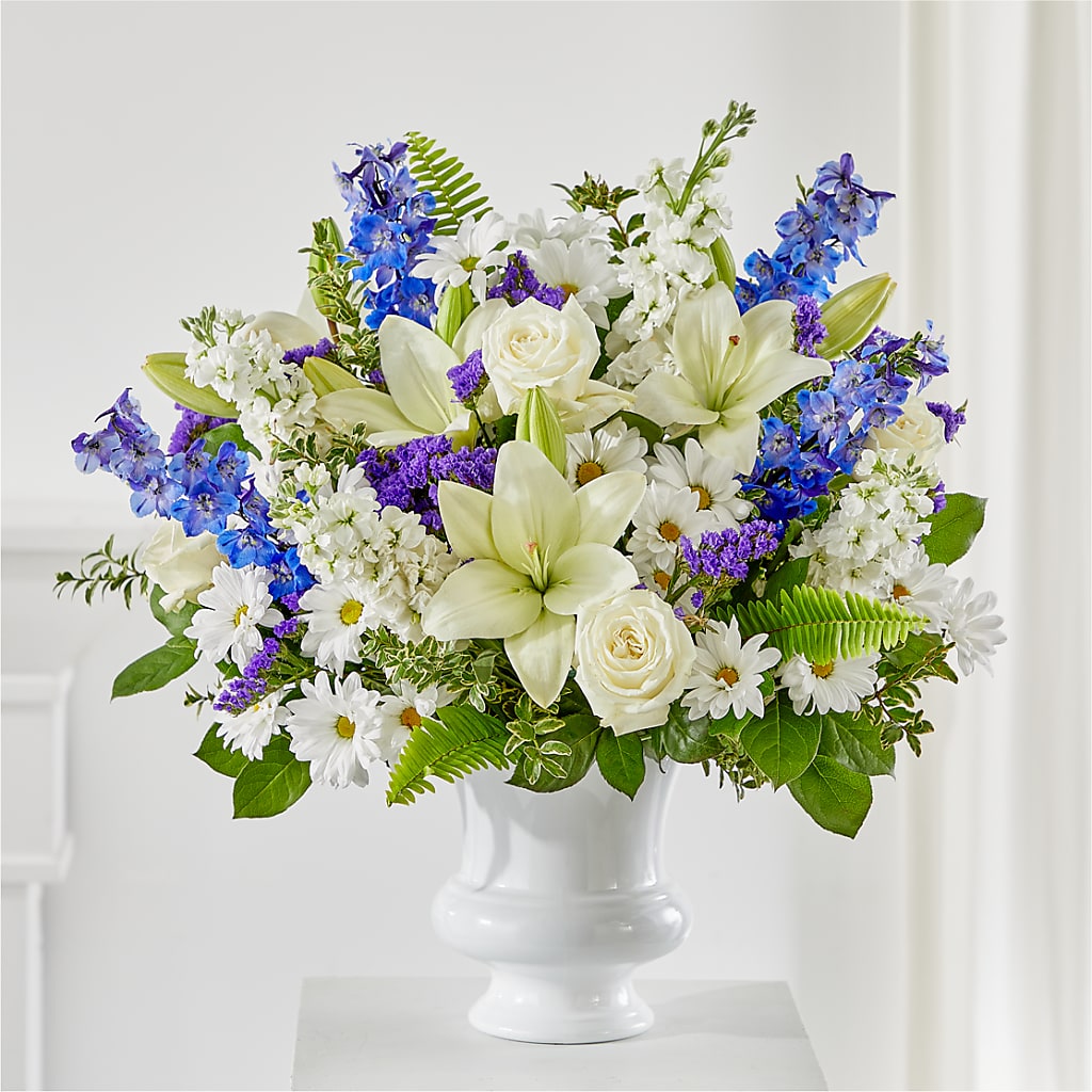 Expressions of Hope Urn Arrangement – COUNTRY HEARTH FLOWER & GIFT SHOP, East Berlin PA