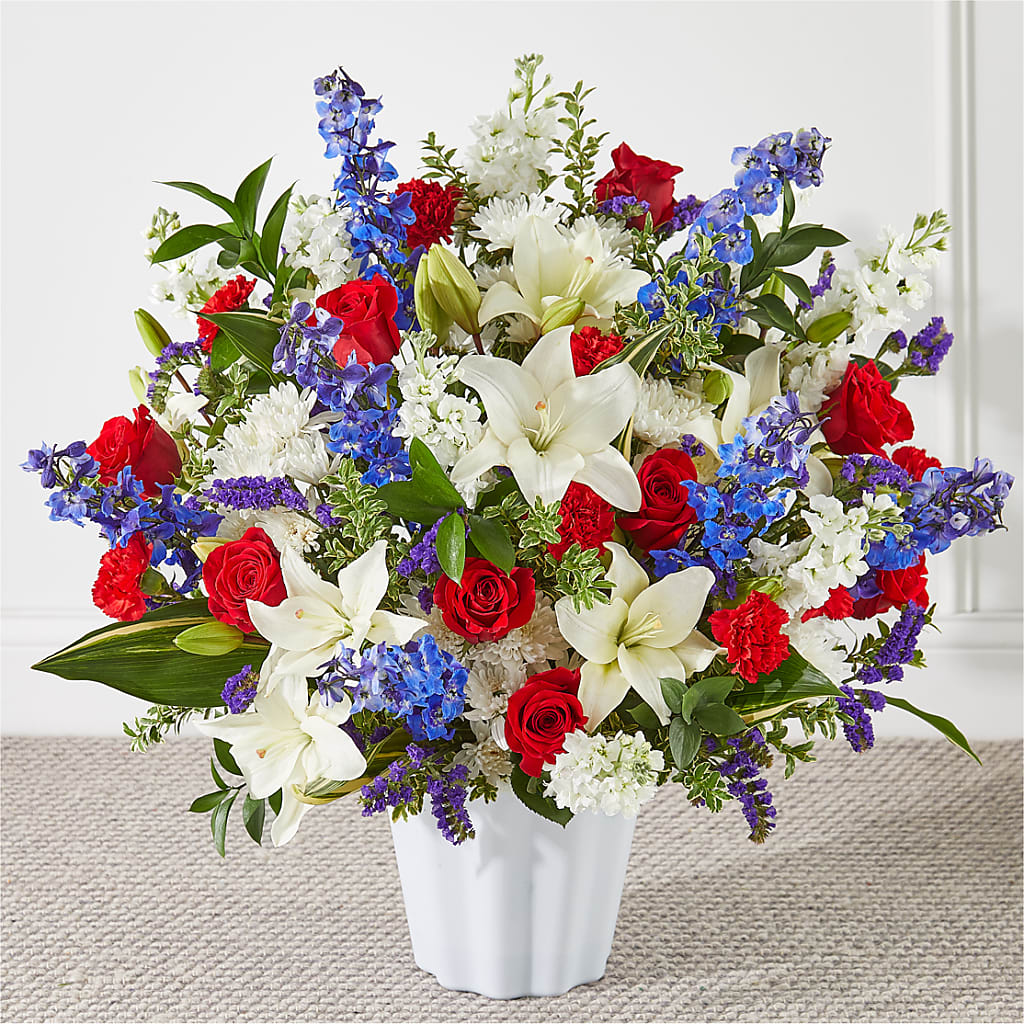 Consoled Floor Basket – COUNTRY HEARTH FLOWER & GIFT SHOP, East Berlin PA