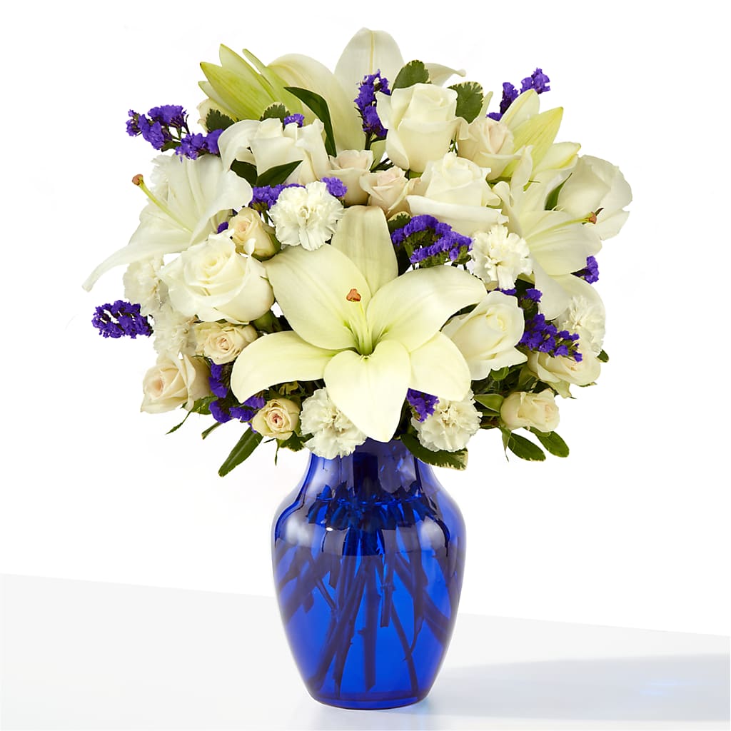Sapphire Rush Bouquet – COUNTRY HEARTH FLOWER & GIFT SHOP, East Berlin PA