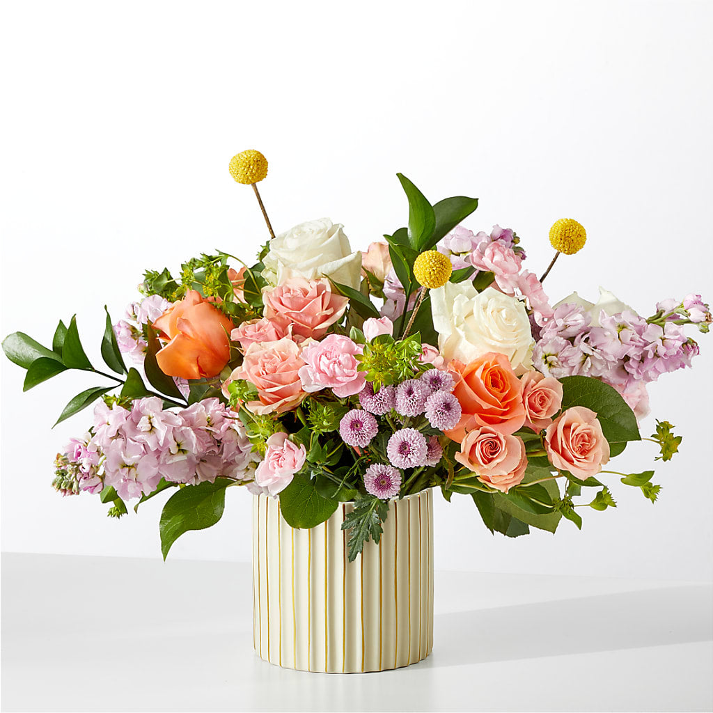 French Market Bouquet with Ivory Vase – COUNTRY HEARTH FLOWER & GIFT SHOP, East Berlin PA