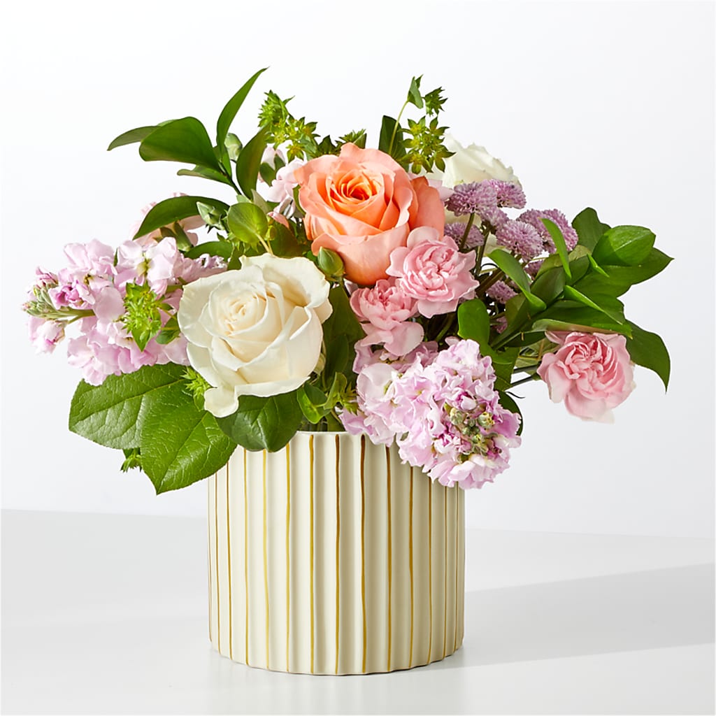 French Market Bouquet with Ivory Vase – COUNTRY HEARTH FLOWER & GIFT SHOP, East Berlin PA