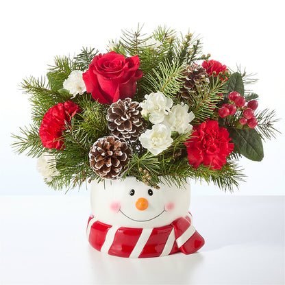Jolly Snowman Bouquet – COUNTRY HEARTH FLOWER & GIFT SHOP, East Berlin PA