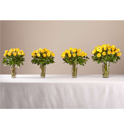 Long Stem Yellow Rose Bouquet – COUNTRY HEARTH FLOWER & GIFT SHOP, East Berlin PA