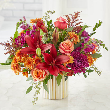 Burgundy Landscape Bouquet – COUNTRY HEARTH FLOWER & GIFT SHOP, East Berlin PA