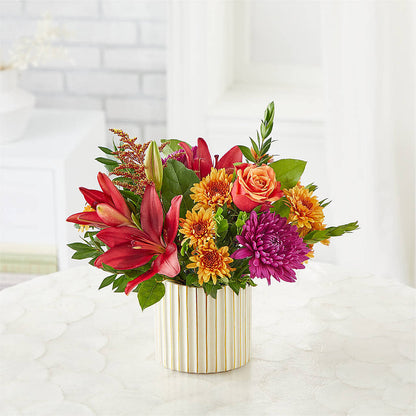 Burgundy Landscape Bouquet – COUNTRY HEARTH FLOWER & GIFT SHOP, East Berlin PA