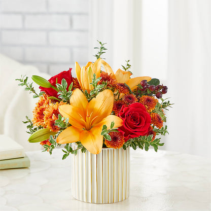 Scarlet Skies Bouquet – COUNTRY HEARTH FLOWER & GIFT SHOP, East Berlin PA