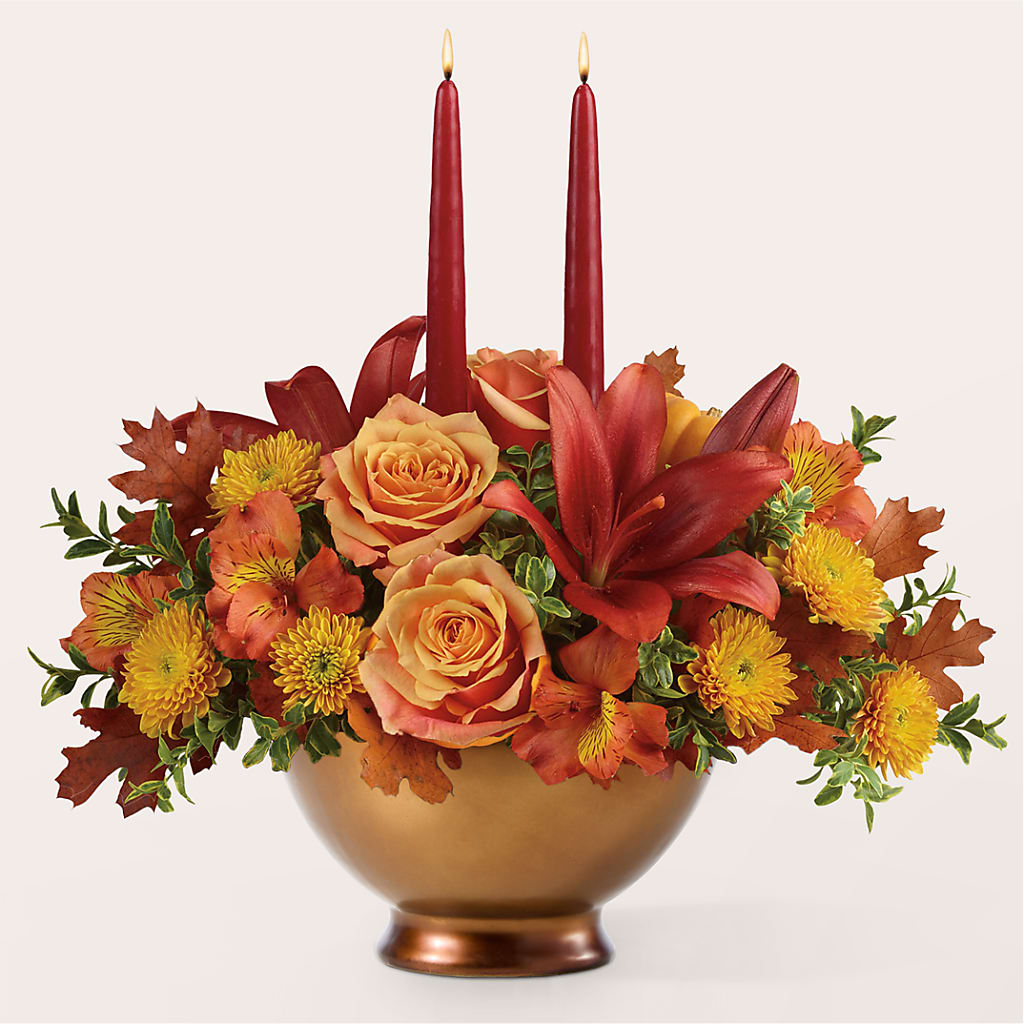 Harvest Table Centerpiece – COUNTRY HEARTH FLOWER & GIFT SHOP, East Berlin PA
