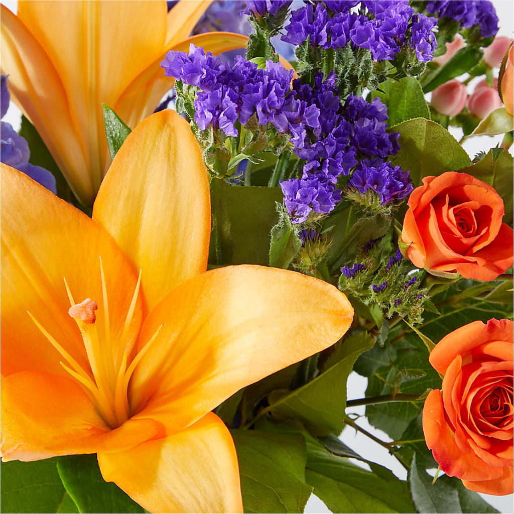 Radiant Citrus Bouquet – COUNTRY HEARTH FLOWER & GIFT SHOP, East Berlin PA