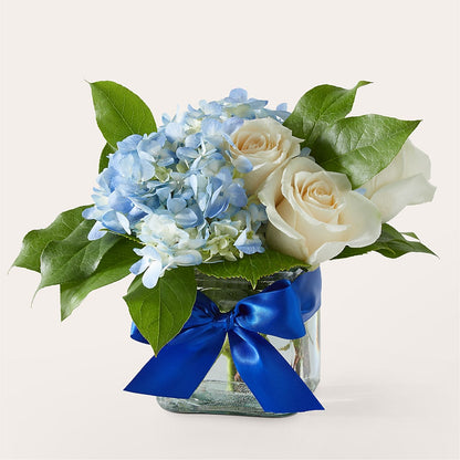Sky Blue Delight Bouquet – COUNTRY HEARTH FLOWER & GIFT SHOP, East Berlin PA