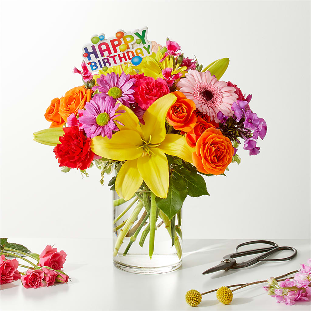 Cue the Confetti - A Florist Original – COUNTRY HEARTH FLOWER & GIFT SHOP, East Berlin PA