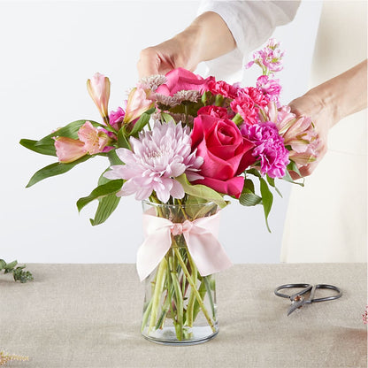 Pink Ribbon - A Florist Original – COUNTRY HEARTH FLOWER & GIFT SHOP, East Berlin PA