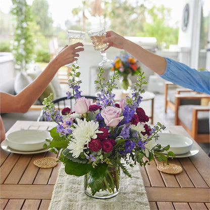 Violet Frost Bouquet – COUNTRY HEARTH FLOWER & GIFT SHOP, East Berlin PA
