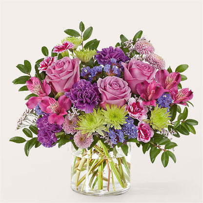 Glass Half Full Bouquet – COUNTRY HEARTH FLOWER & GIFT SHOP, East Berlin PA