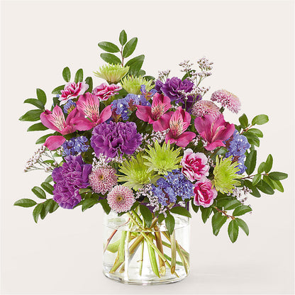 Glass Half Full Bouquet – COUNTRY HEARTH FLOWER & GIFT SHOP, East Berlin PA