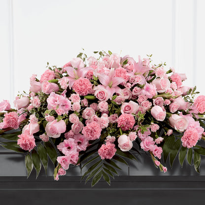 Garden of Comfort Casket Spray (Standard) – COUNTRY HEARTH FLOWER & GIFT SHOP, East Berlin PA