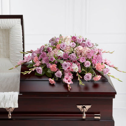 Immorata Casket Spray – COUNTRY HEARTH FLOWER & GIFT SHOP, East Berlin PA