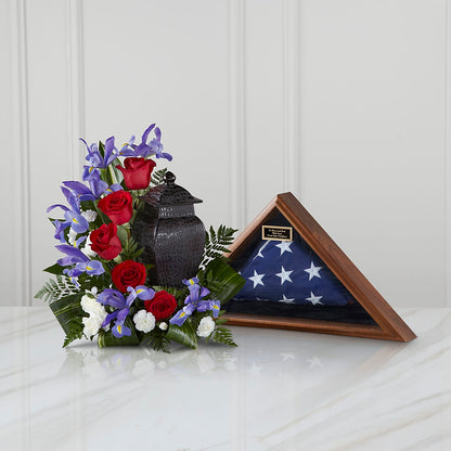 Patriotic Tribute Arrangement – COUNTRY HEARTH FLOWER & GIFT SHOP, East Berlin PA