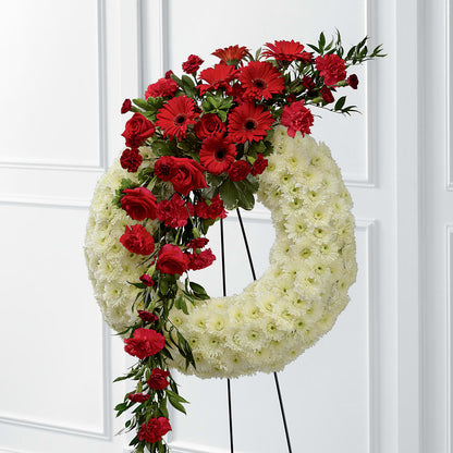 Graceful Tribute Wreath – COUNTRY HEARTH FLOWER & GIFT SHOP, East Berlin PA