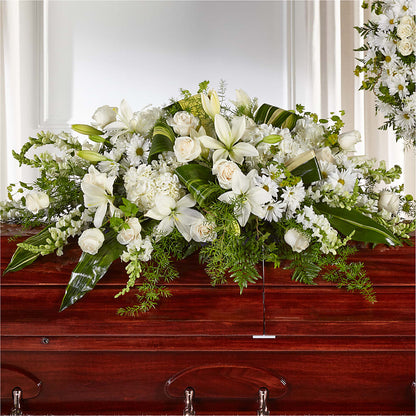 Abundance Casket Spray – COUNTRY HEARTH FLOWER & GIFT SHOP, East Berlin PA