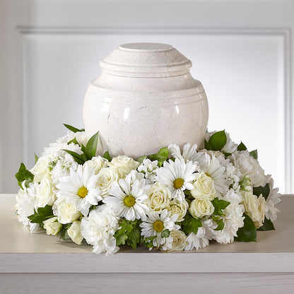 Ivory Gardens Cremation Adornment – COUNTRY HEARTH FLOWER & GIFT SHOP, East Berlin PA