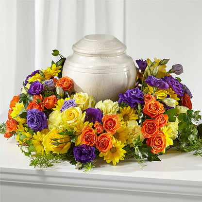 Blossoms of Remembrance Cremation Adornment – COUNTRY HEARTH FLOWER & GIFT SHOP, East Berlin PA