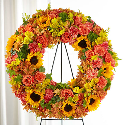 Autumnal Memories Wreath (Standard) – COUNTRY HEARTH FLOWER & GIFT SHOP, East Berlin PA