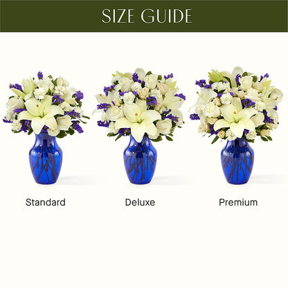 Sapphire Rush Bouquet – COUNTRY HEARTH FLOWER & GIFT SHOP, East Berlin PA