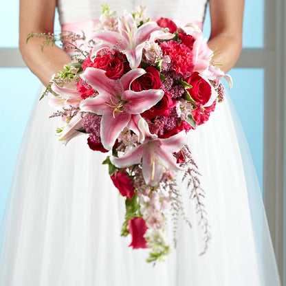Lily & Rose Bouquet – COUNTRY HEARTH FLOWER & GIFT SHOP, East Berlin PA